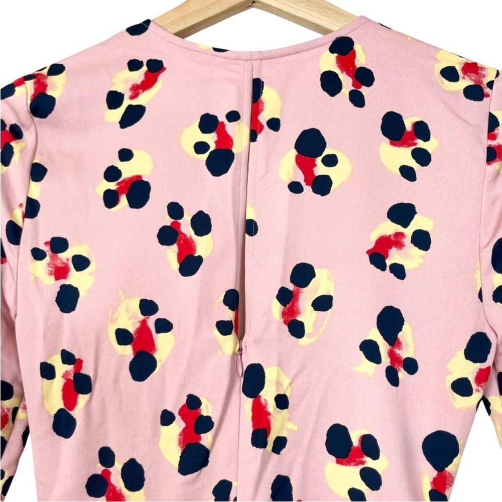 Bcbgeneration Printed Long Sleeve V-Neck Mini Dre… - image 8